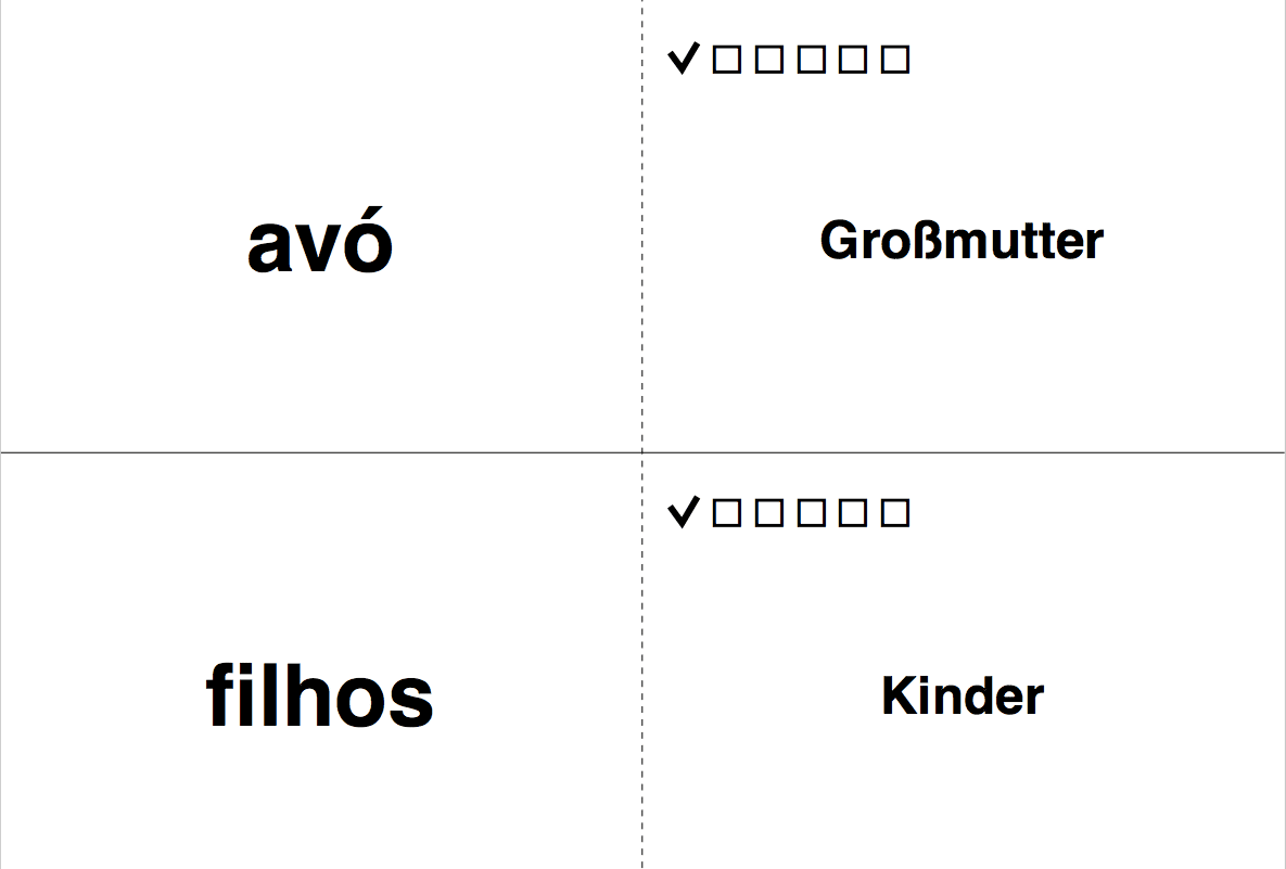Portugiesisch lernen 