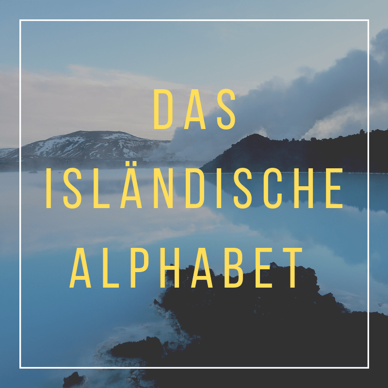 Isländisches alphabet